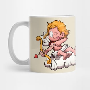 Cupid On Cloud With Bow And Arrow Mug